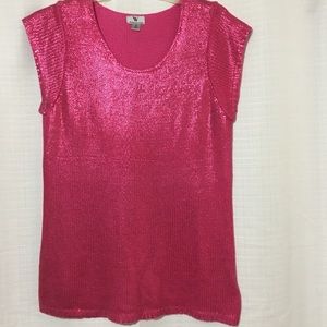 SHIMMER HOT PINK SHIRT